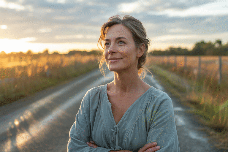 Midlife reinvention starts now. Confident midlife woman