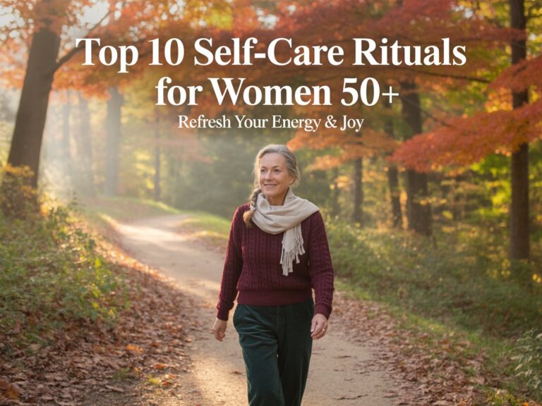 top 10 self cate rituals for women 50+
