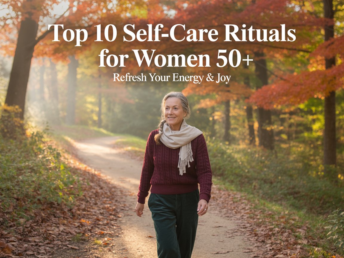 top 10 self cate rituals for women 50+