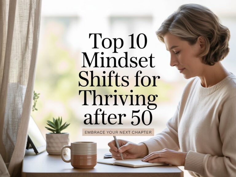 Mindset Shifts for Women Over 50: Thrive Without Guilt