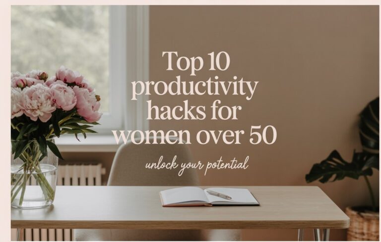 Top 10 productivity hacks for women over 50
