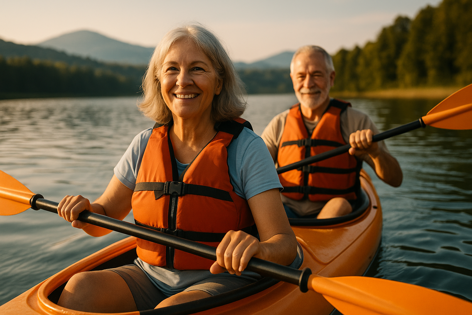 bucket list adventures for women over 50 kayaking