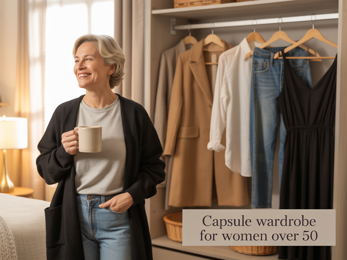 Capsule wardrobe for women over 50